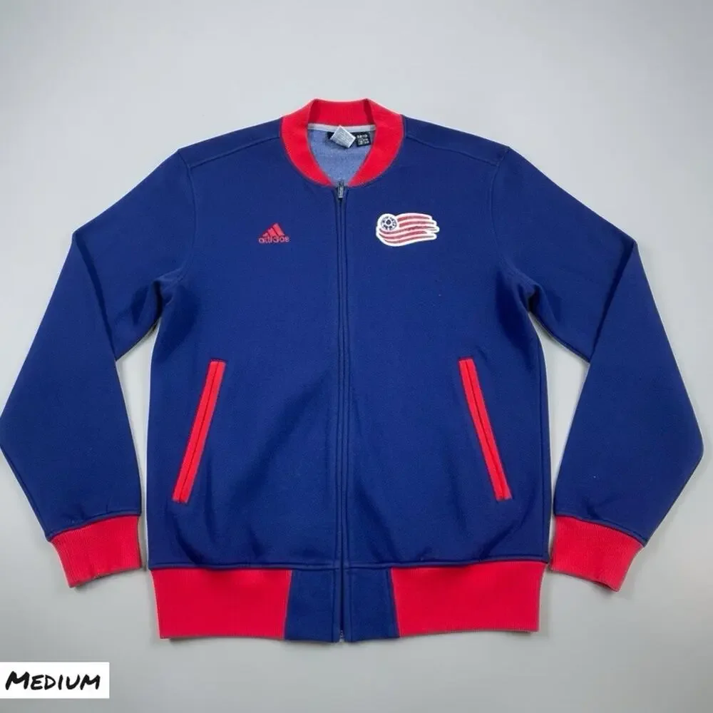adidas MLS New‎ England Revolution Training Track Jacket Men’s Size M EUC 2012